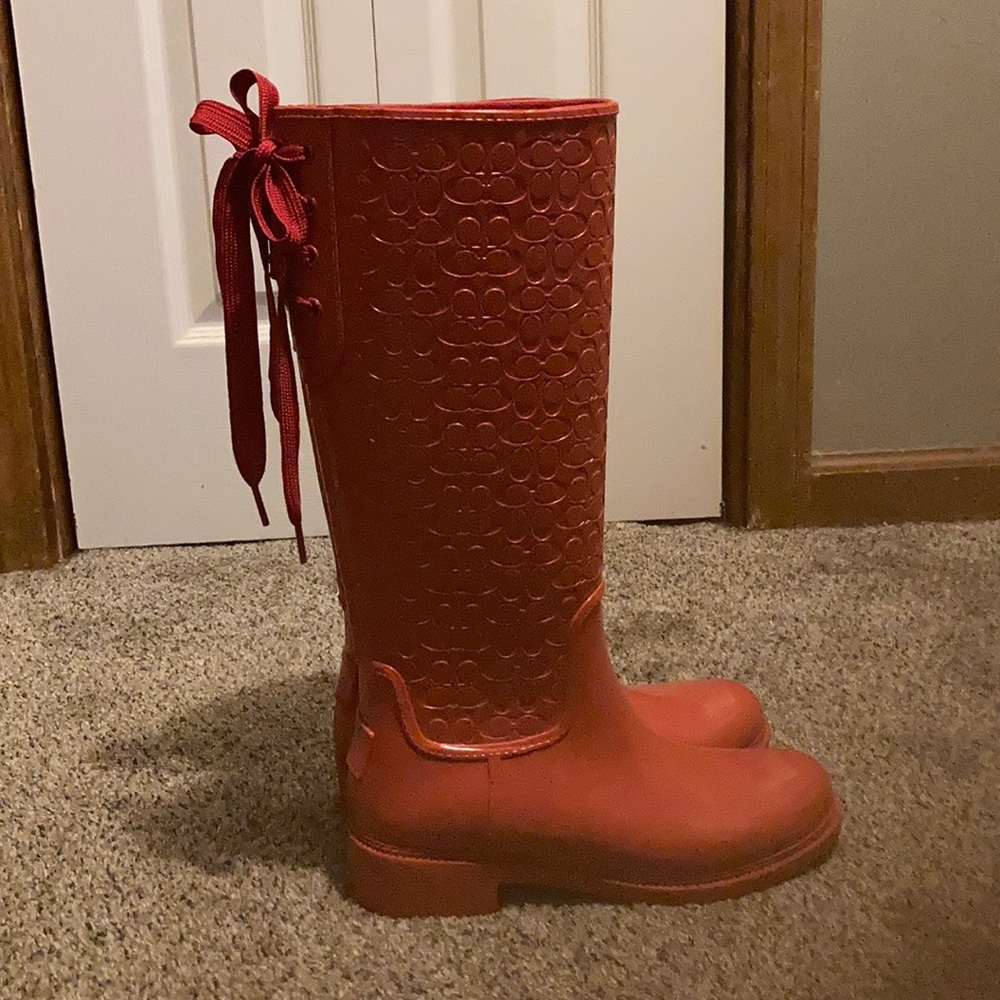 Coach rainboots